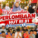 Kemeriahan Perlombaan HUT RI 81 di Kampung Cipasung