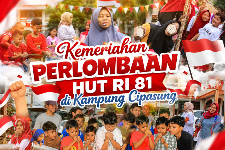 Kemeriahan Perlombaan HUT RI 81 di Kampung Cipasung